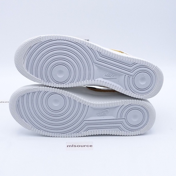 NEW Nike Air Force 1 '07 LV8 Sun Club Sneakers DM0117-100 Sail/Sanded - Picture 5 of 9